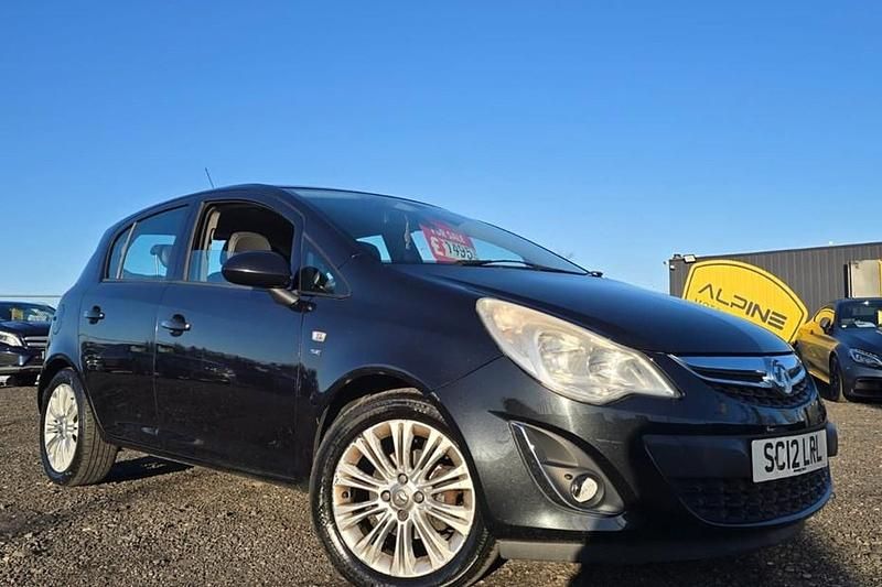 Used Vauxhall Corsa 84 HP (61 kW) 2012 Black Hatchback