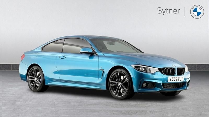 Blue Used 2018 BMW 420 M Sport Coupe | £13,750 (Fair price) - Image 1/4