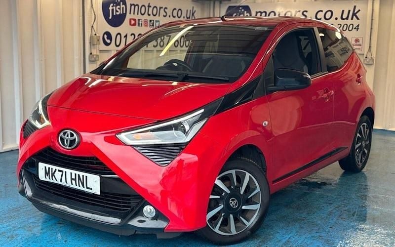 Red Used 2021 Toyota Aygo Trend Hatchback | £8,490 (Good price) - Image 1/4