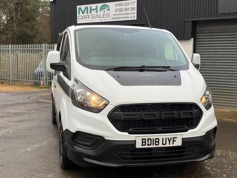 Used Ford Transit Custom 105 HP (77 kW) 2018 White Van