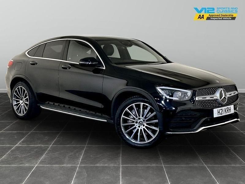 Black Used 2019 Mercedes GLC300 AMG line Coupe | £26,495 (Super price) - Image 1/2