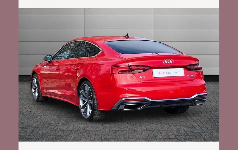 Used Audi A5 Sportback S-Line 204 HP (150 kW) 2023 Red Hatchback