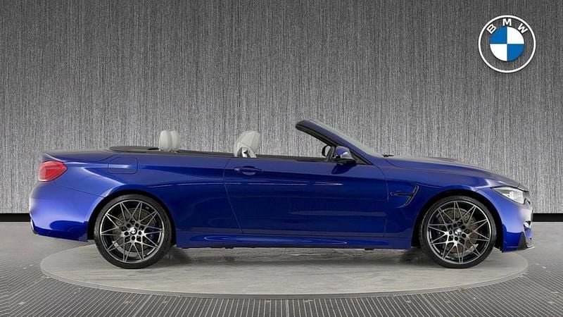 Used BMW M4 Cabriolet Competition Edition 450 HP (330 kW) 2018 Blue Cabriolet
