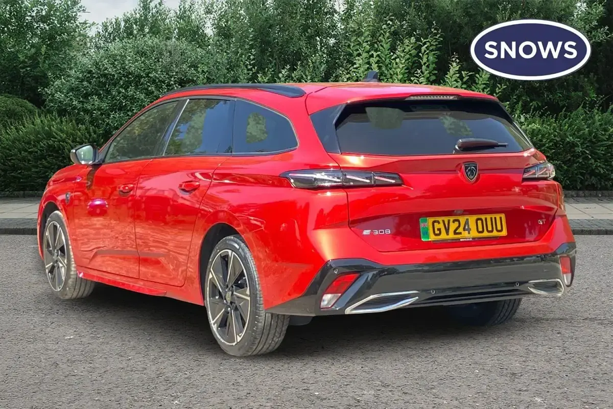 Used Peugeot e-308 GT 114 kW (156 HP) 2024 Red Hatchback