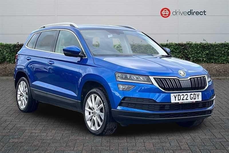 Used Skoda Karoq SE L 110 HP (80 kW) 2022 Blue SUV