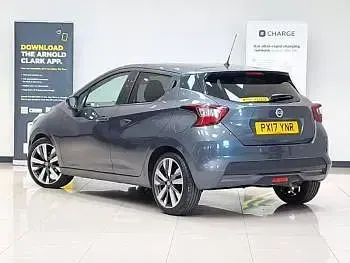 Begagnad Nissan Micra Tekna 90 HK (66 kW) 2017 Grå Halvkombi