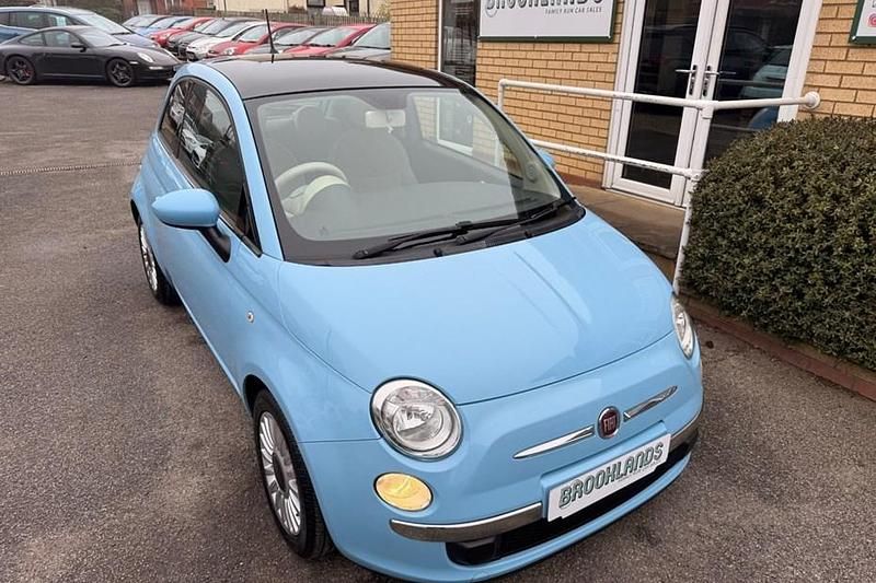 Used Fiat 500 Lounge 69 HP (50 kW) 2013 Blue Hatchback