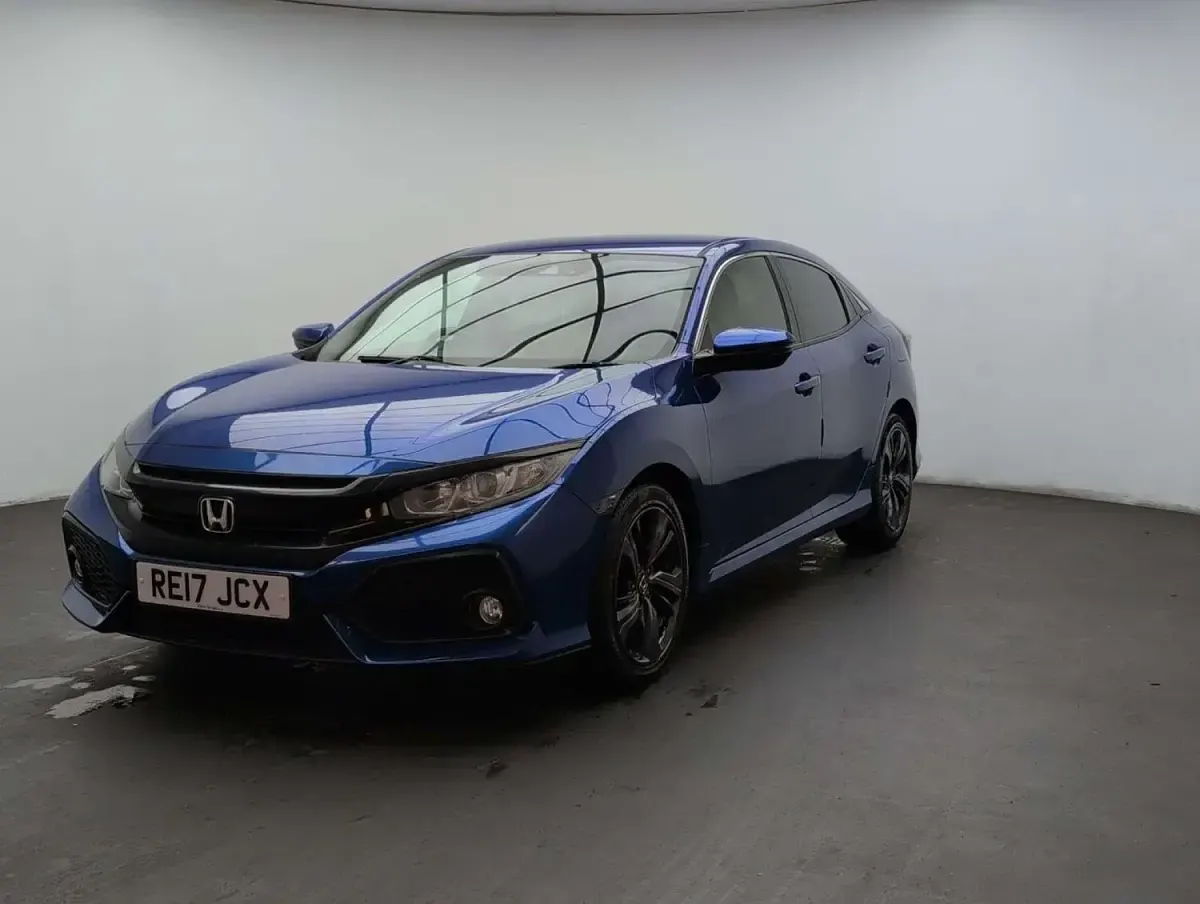 Used Honda Civic SR 129 HP (94 kW) 2017 Blue Hatchback