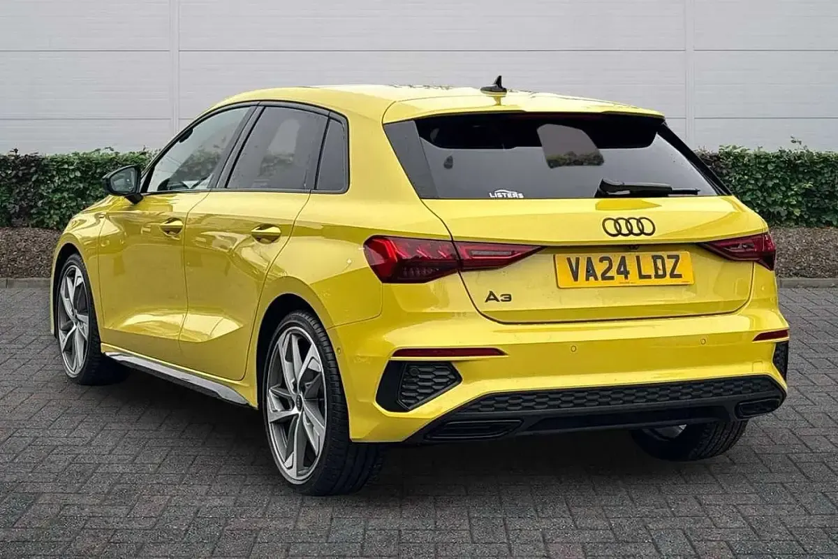 Used Audi A3 Black Edition 2024 Yellow Hatchback