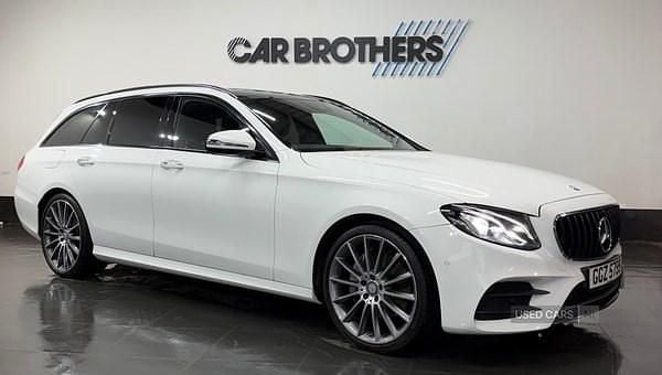 White Used 2017 Mercedes E220 AMG Line Premium Estate | £17,995 (Fair price) - Image 1/4