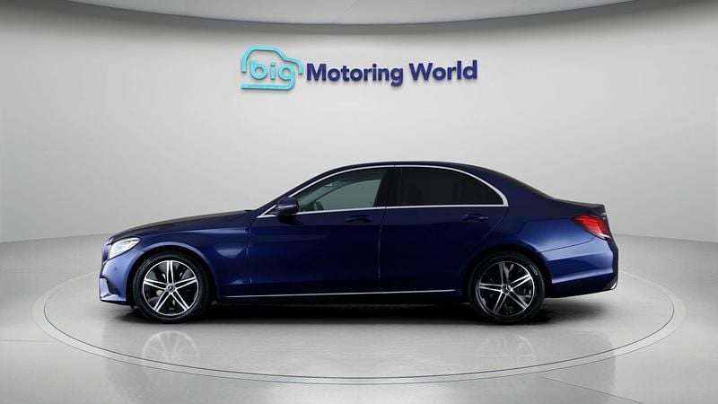 Used Mercedes C220 191 HP (140 kW) 2019 Blue Sedan