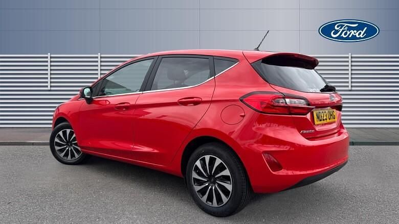 Second-hand Ford Fiesta Titanium 101 CP (74 kW) 2021 Roșu Hatchback