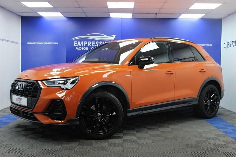 Used Audi Q3 Black Edition 150 HP (110 kW) 2021 Orange SUV