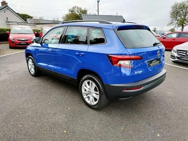 Used Skoda Karoq SE Technology 115 HP (84 kW) 2019 Blue SUV