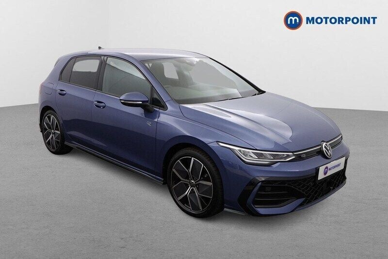 Blue Used 2024 VW Golf VIII R-line Hatchback | £27,599 (Expensive) - Image 1/4