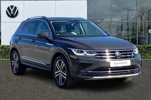 Urano grey Used 2022 VW Tiguan Elegance SUV | £26,792 (Fair price) - Image 1/4