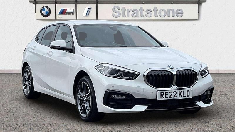 White Used 2022 BMW 118 Sport Line Hatchback | £18,799 (Good price) - Image 1/3