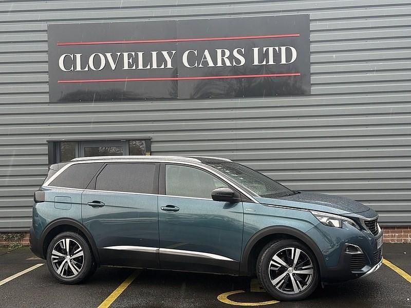 Green Used 2017 Peugeot 5008 GT-line Hatchback | £11,999 (Fair price) - Image 1/3