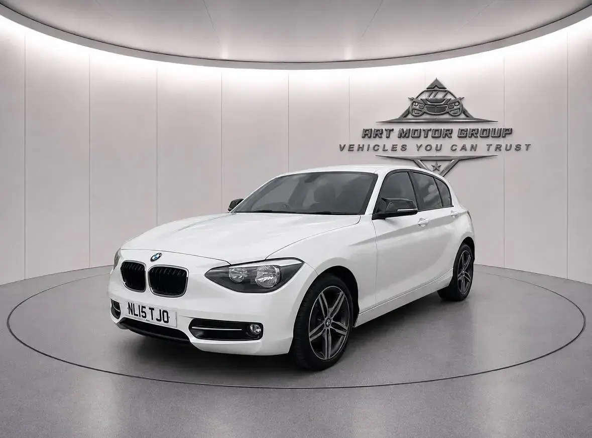 Used BMW 118 Sport Line 2015 White Hatchback