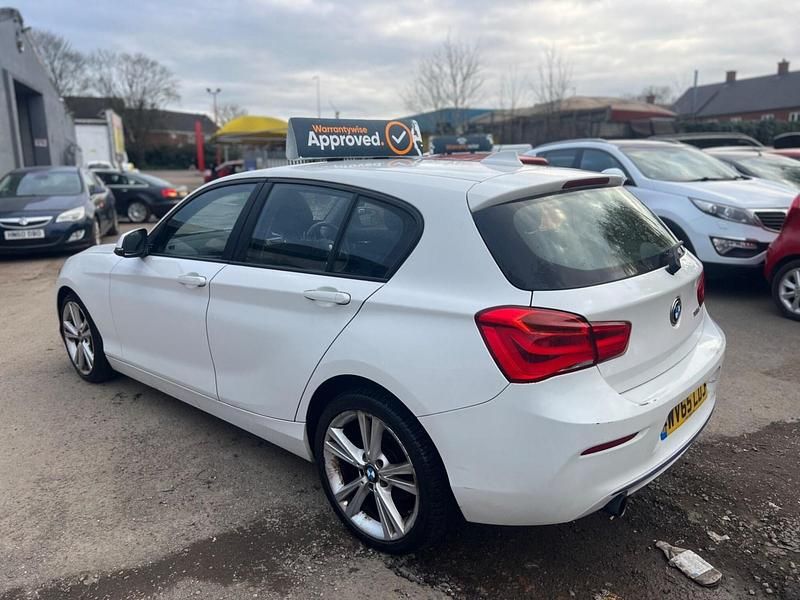 Used BMW 116 Sport Line 2015 White Hatchback