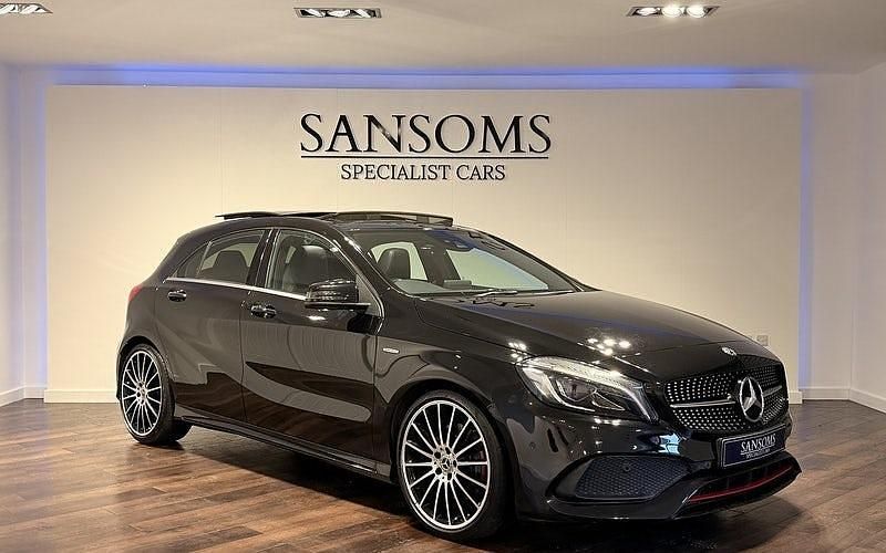 Black Used 2017 Mercedes A250 Premium Hatchback | £16,299 (A bit pricey) - Image 1/4