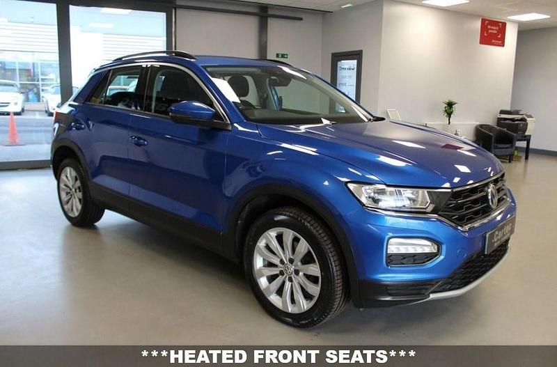 Used VW T-Roc SE 115 HP (84 kW) 2019 Blue SUV