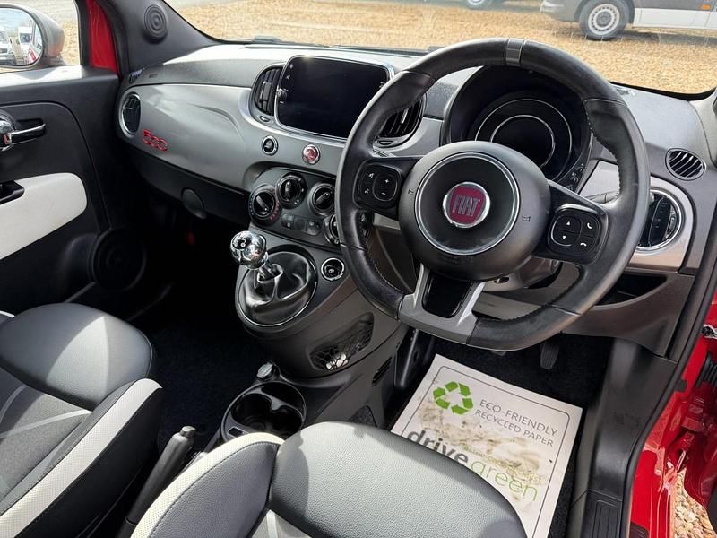 Used Fiat 500 S 69 HP (50 kW) 2017 Red Hatchback