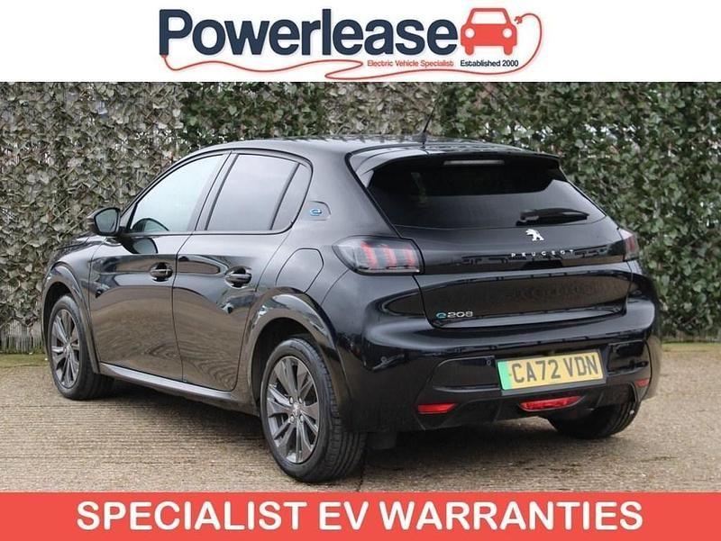 Used Peugeot e-208 Allure+ 100 kW (136 HP) 2022 Black Hatchback