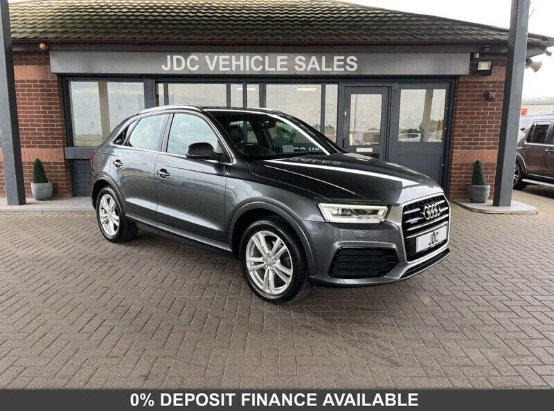 Grey Used 2016 Audi Q3 S-Line SUV | £13,478 (Fair price) - Image 1/4