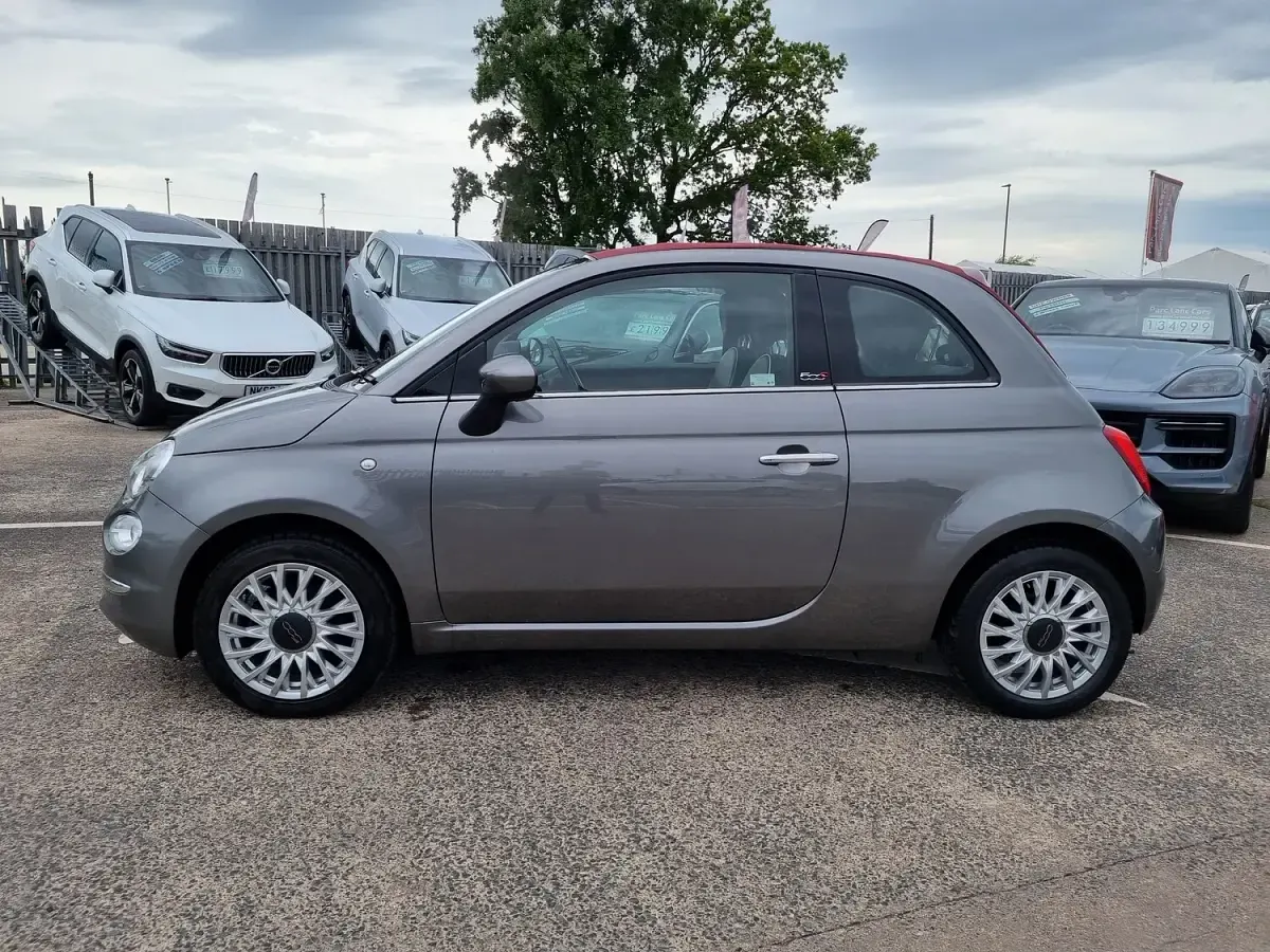 Used Fiat 500C Lounge 69 HP (50 kW) 2019 Grey Cabriolet