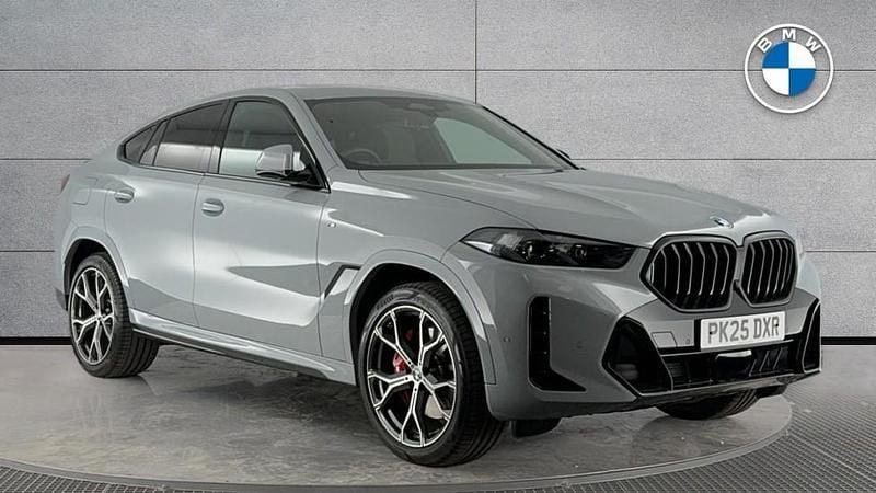 Grey Used 2025 BMW X6 M Sport SUV | £69,940 (Expensive) - Image 1/4