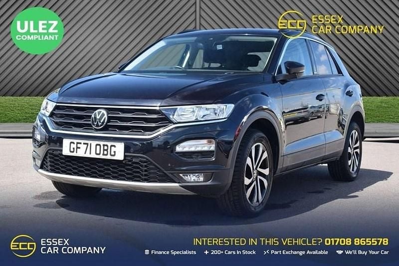 Black Used 2021 VW T-Roc Active SUV | £16,600 (Good price) - Image 1/1