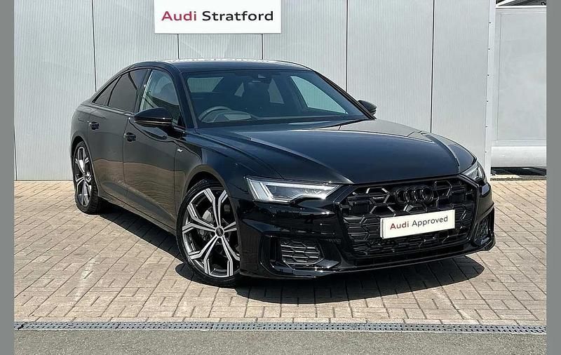 Black New 2025 Audi A6 Black Edition Sedan | £53,950 - Image 1/4