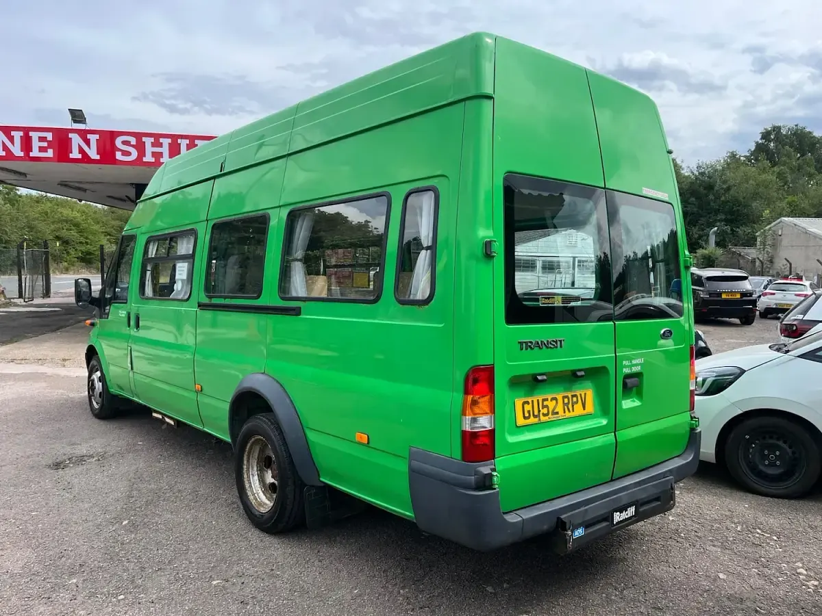 Used Ford Transit 90 HP (66 kW) 2002 Green Van