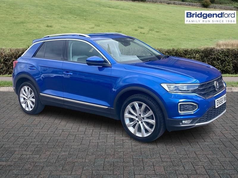 Used VW T-Roc SEL 190 HP (139 kW) 2018 Blue SUV
