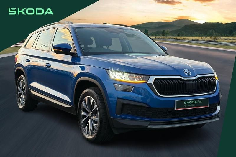 Blue Used 2023 Skoda Kodiaq SE Drive SUV | £22,099 (Super price) - Image 1/4