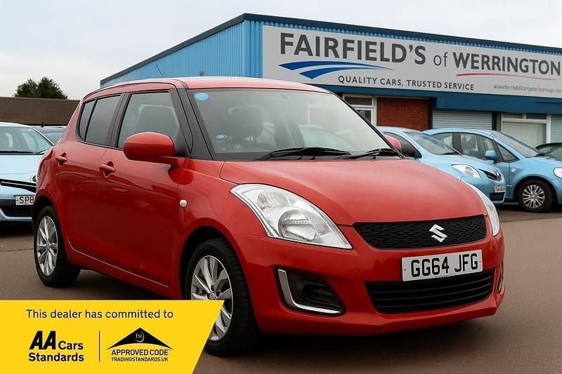 Red Used 2014 Suzuki Swift SZ4 Hatchback | £9,395 (Fair price) - Image 1/4