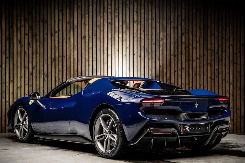 New Ferrari 296 2025 Blue Cabriolet