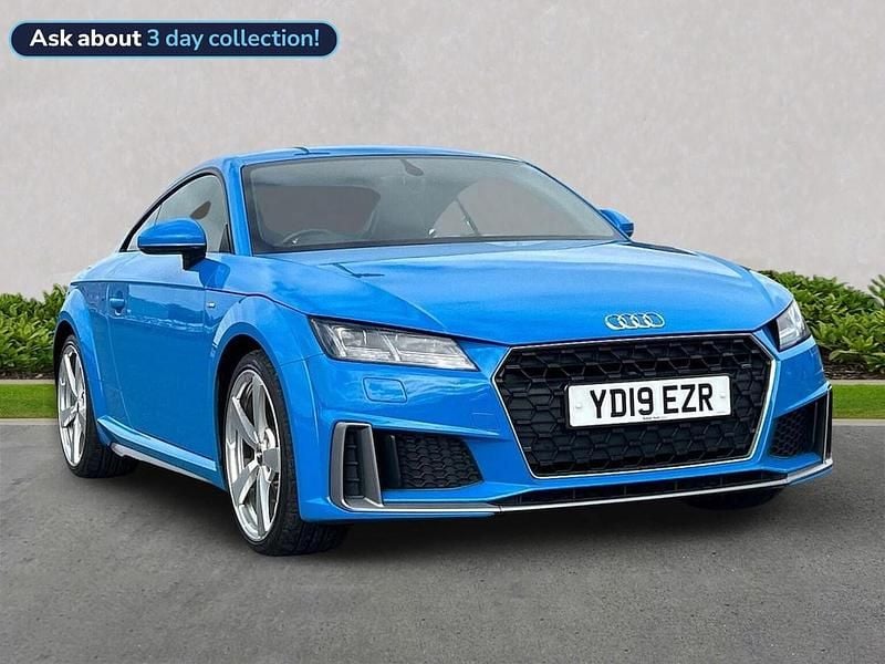 Used Audi TT S-Line 245 HP (180 kW) 2019 Blue Coupe