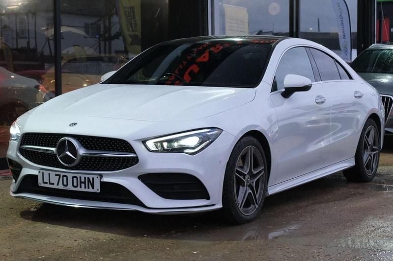 Used Mercedes CLA220 AMG Line Premium Plus 190 HP (139 kW) 2020 White Sedan
