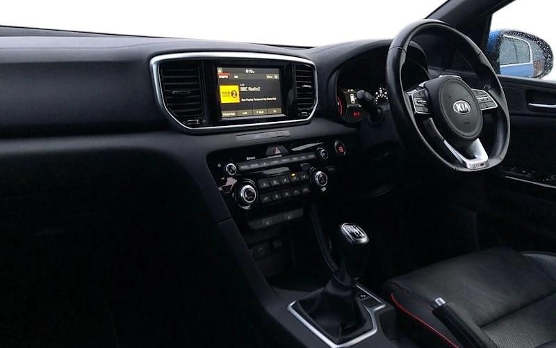 Used Kia Sportage GT-Line 136 HP (100 kW) 2019 Blue SUV