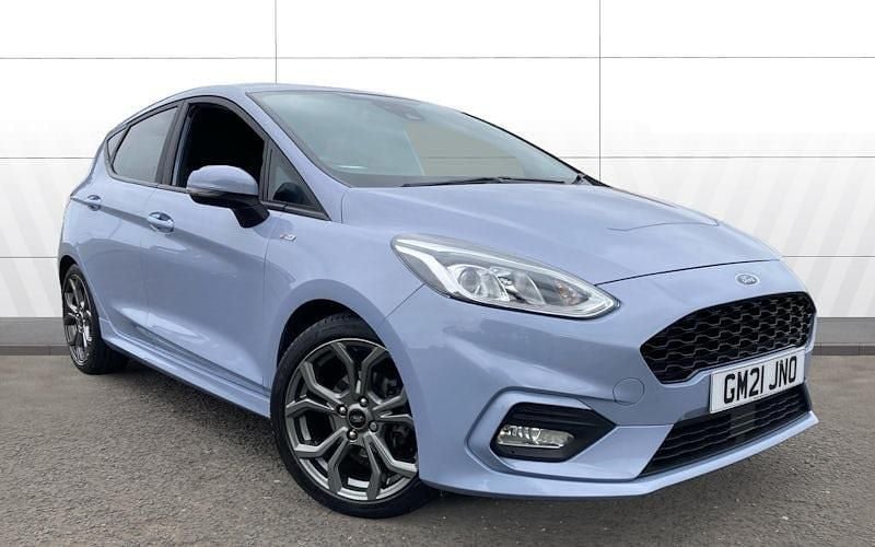 Blue Used 2021 Ford Fiesta ST-Line Hatchback | £11,400 (Fair price) - Image 1/4