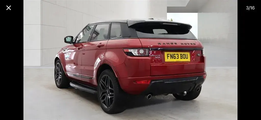 Used Land Rover Range Rover evoque Pure 2013 Red SUV