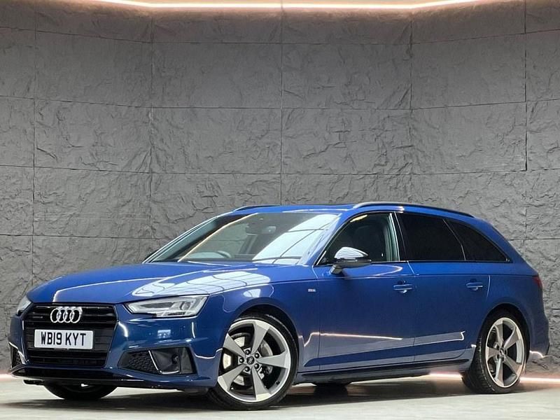 Used Audi A4 Black Edition 190 HP (139 kW) 2019 Blue Estate