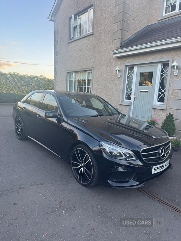Used Mercedes E220 AMG 175 HP (128 kW) 2015 Black Sedan