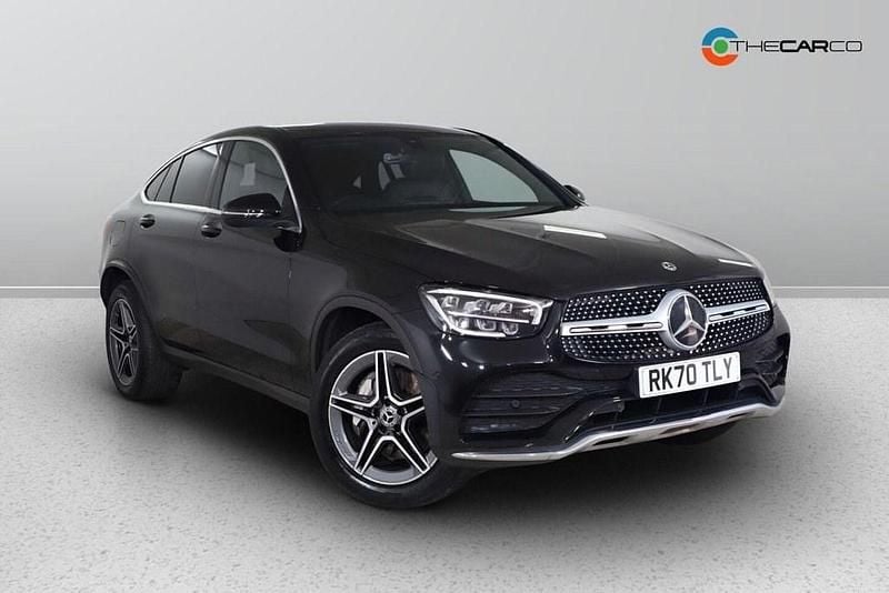 Used Mercedes GLC220 AMG line 2020 Black Coupe