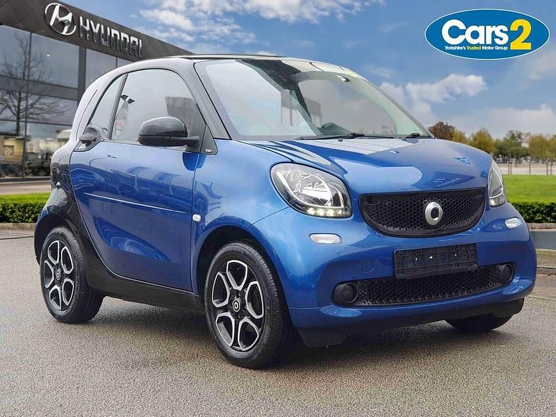 Used Smart ForTwo Coupé Premium 69 HP (50 kW) 2016 Blue Coupe