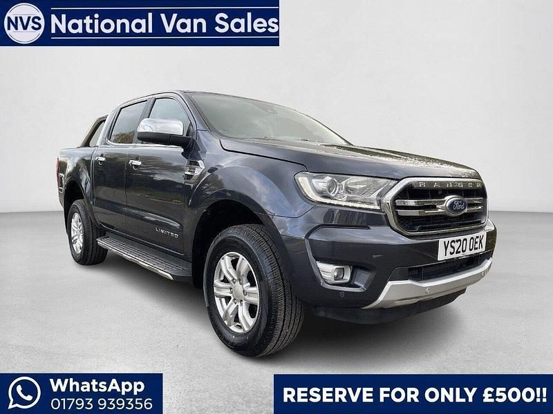 Grey Used 2020 Ford Ranger Limited Pickup | £13,490 (Good price) - Image 1/4