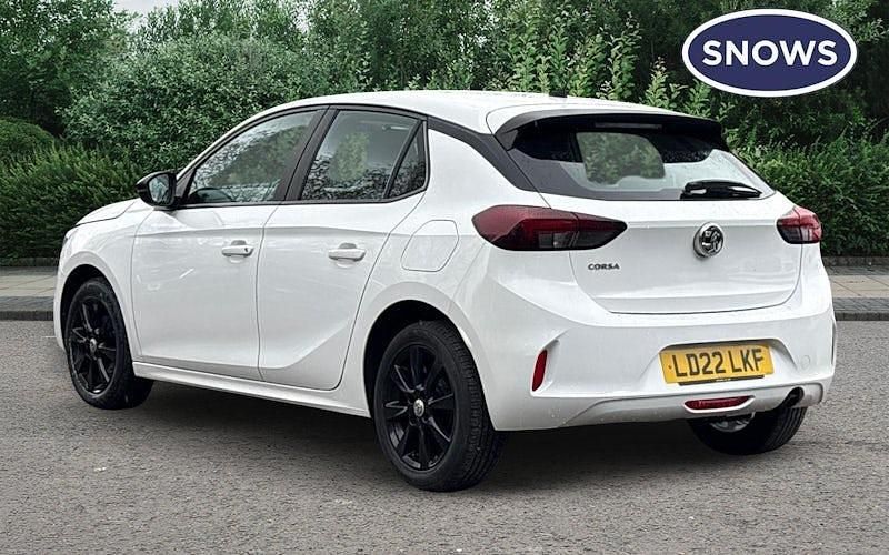Used Vauxhall Corsa Edition 75 HP (55 kW) 2022 White Hatchback