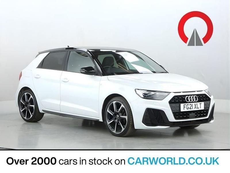 Used Audi A1 Sportback Black Edition 95 HP (69 kW) 2021 White Hatchback